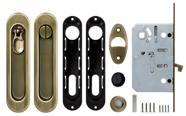 Набор для раздвижных дверей SH.LD152.KIT011-BK (SH011-BK) AB-7 бронза