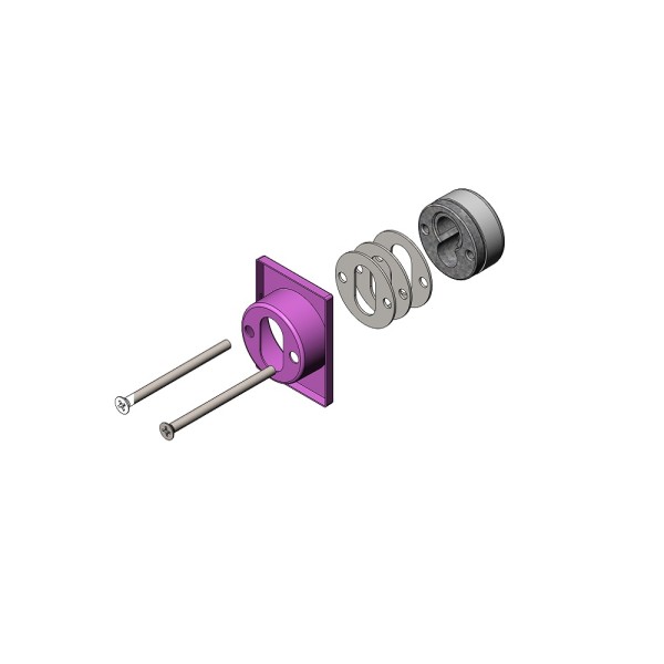 Броненакладка DEF.RL/K.4286 (DEF 4286 RL) SSC-16 сатинированный хром