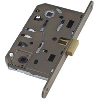 B06102.50.12 (=B04102,B05102) Защелка врезная WC (ант. бронза) тех. уп. без отв. пл. MEDIANA POLARIS