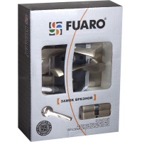 Замок цилиндровый с в комплекте с ручкой LOCKSET.9013 (SET F9011) SN/CP мат.никель