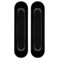Защелка с ручками для раздвижных дверей SH.SL152.KIT011-BK (Soft LINE SL-011) BL-24 черный