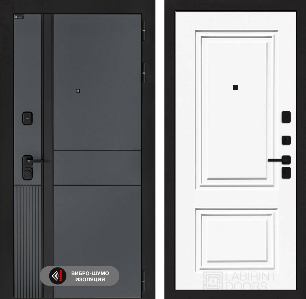 Входная дверь EVOLAB 26 - Эмаль RAL 9003