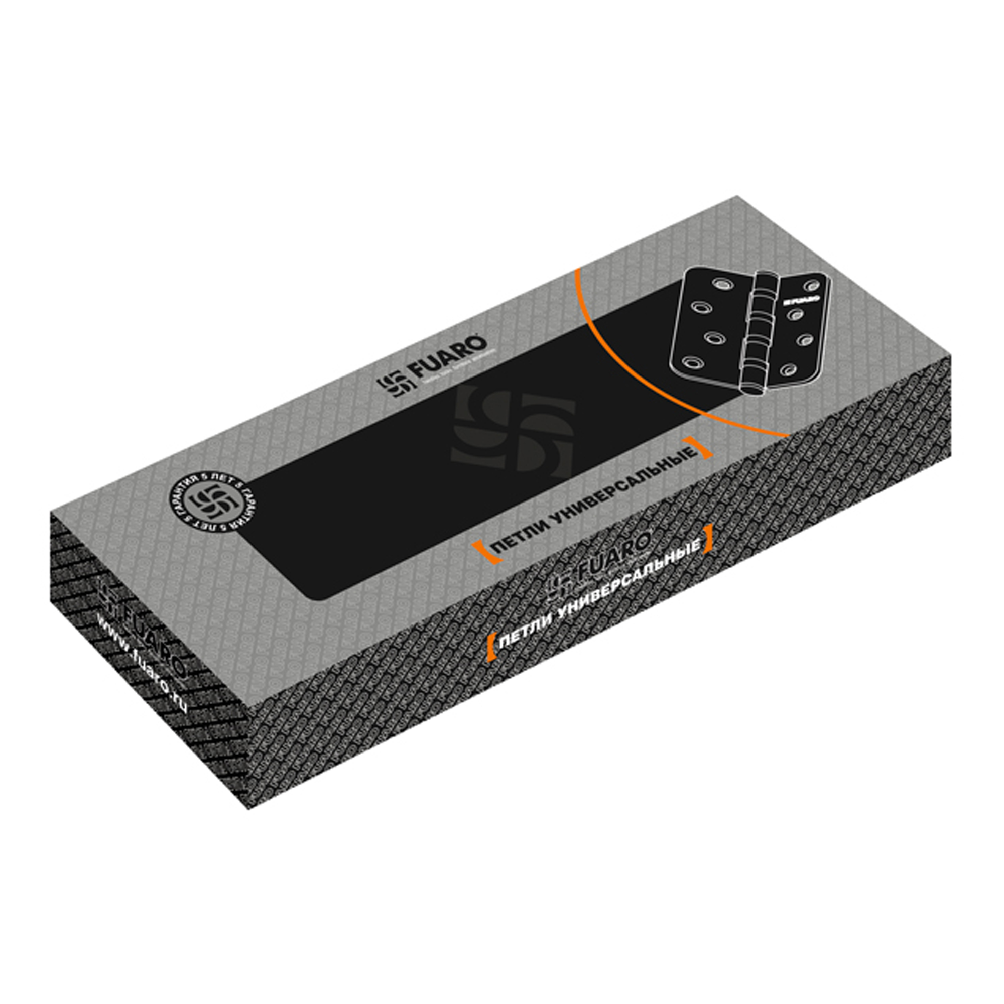 Петля универсальная IN4400U-R10 SN (4BB-R10 100x75x2,5) мат. никель2