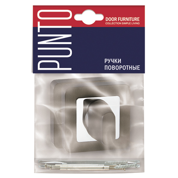 Ручка поворотная BK6.K.QR52 (BK6 QR) GR/CP-23 графит/хром2