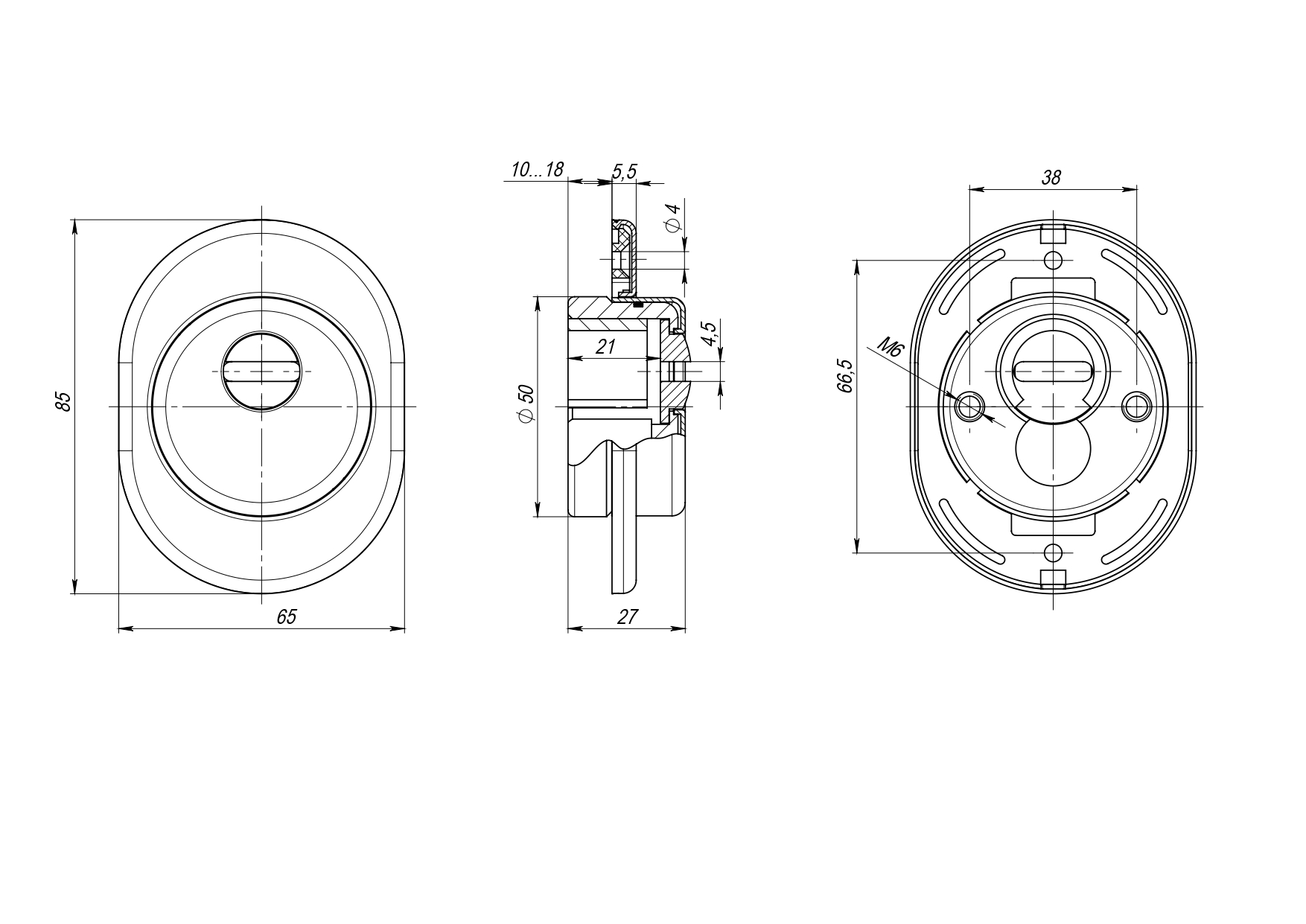 Броненакладка DEF.ECO/OV.4825 (DEF 4825 eco) SN-3 матовый никель1