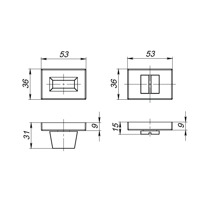 Ручка поворотная BK6.K.UCS36 (BK6 UCS) MWSC-33 итальянский тисненый1