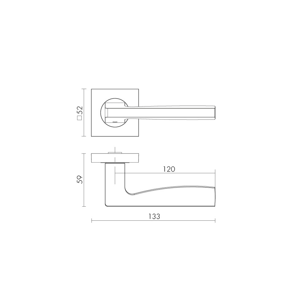 Ручка раздельная K.KM52.ROCK (ROCK KM) BL-24 черный1