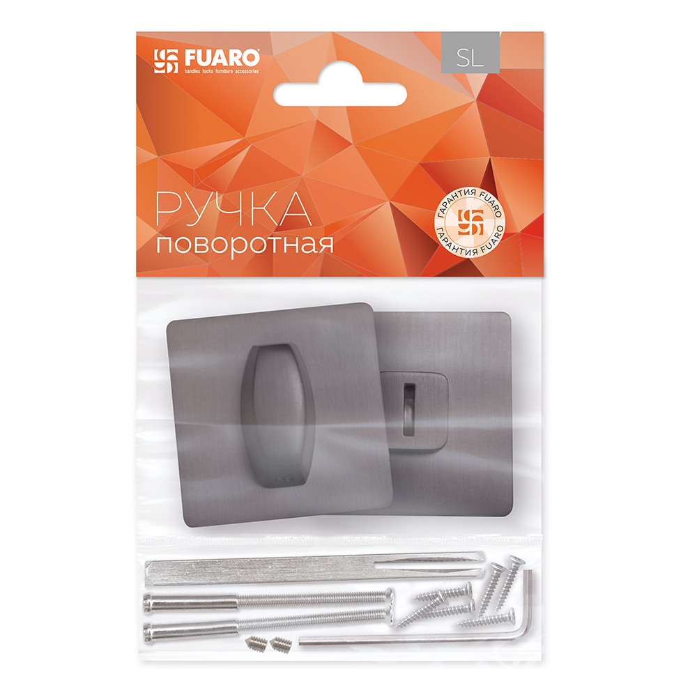 Ручка поворотная BK6.K.SL52 (BK6 SL) GR-23 графит2