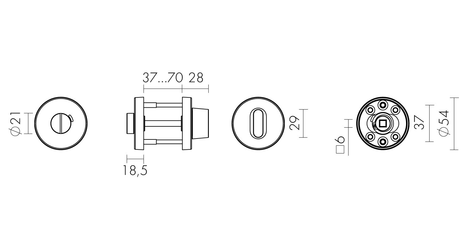 Ручка поворотная BK6.R.DSS201-02 (DSS-02-BK6) (INOX 201) BLACK1