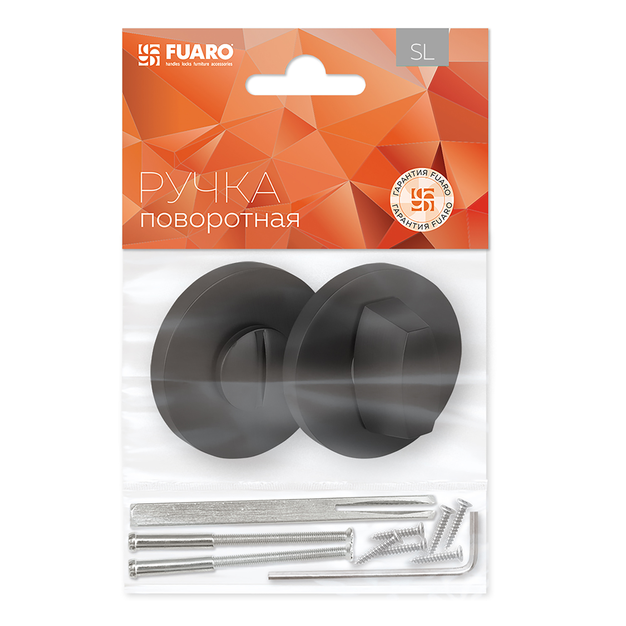 Ручка поворотная BK6.R.SLR52 (BK6 SLR) BL-24 черный2