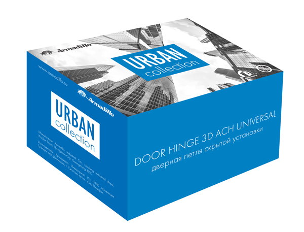Петля скрытой установки U3D2000.TG BL черный2