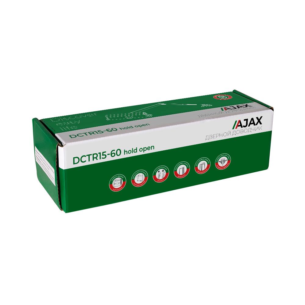 Доводчик дверной DCTR15-60 hold open AL алюминий2