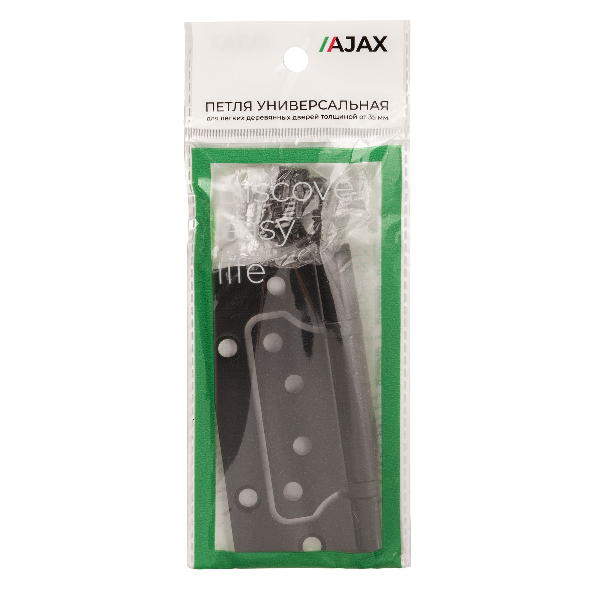 Петля универсальная без врезки IN4000W GR (100/P-2B 100x2,3) графит2