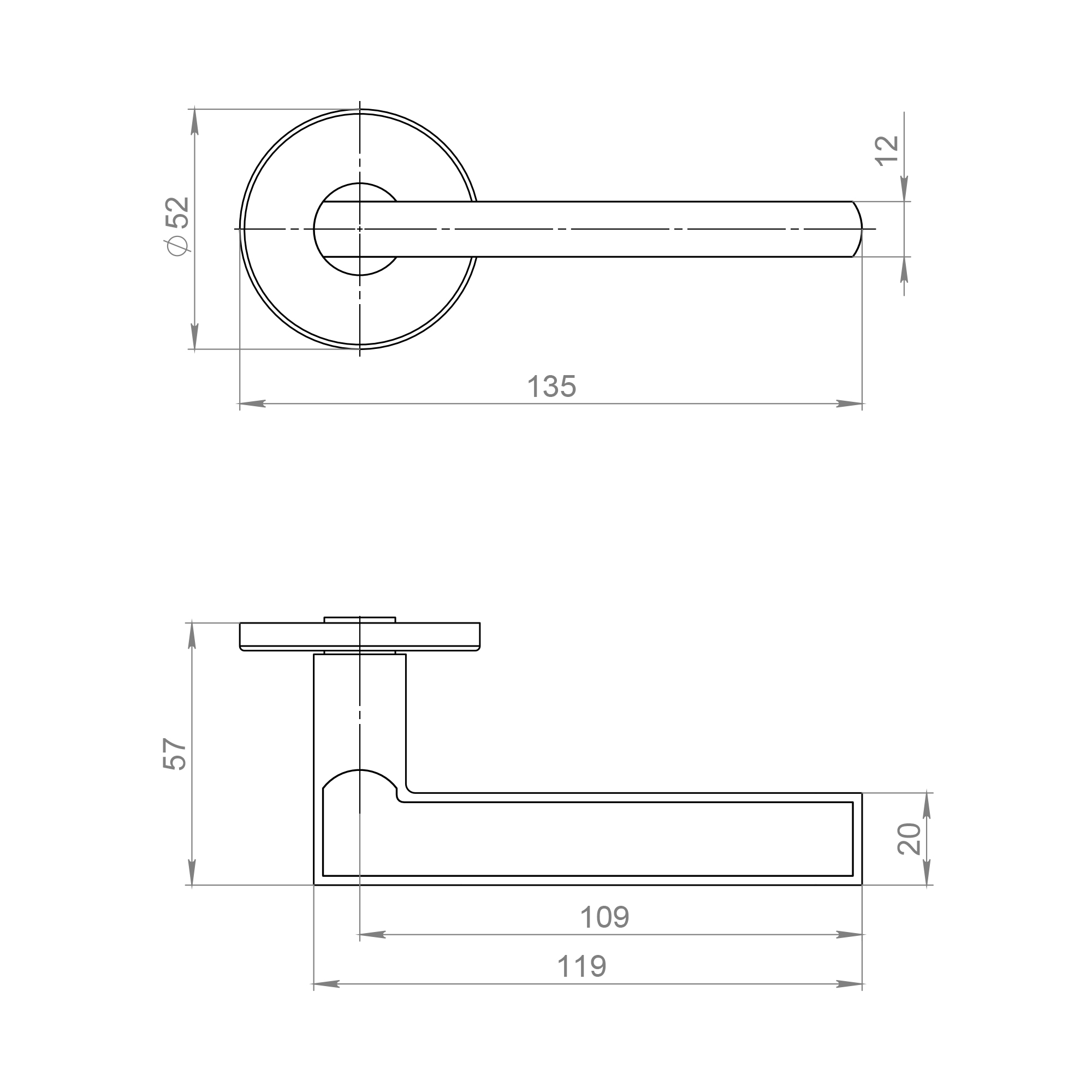 Ручка раздельная R.JSR51.APOLO BL-24 черный1