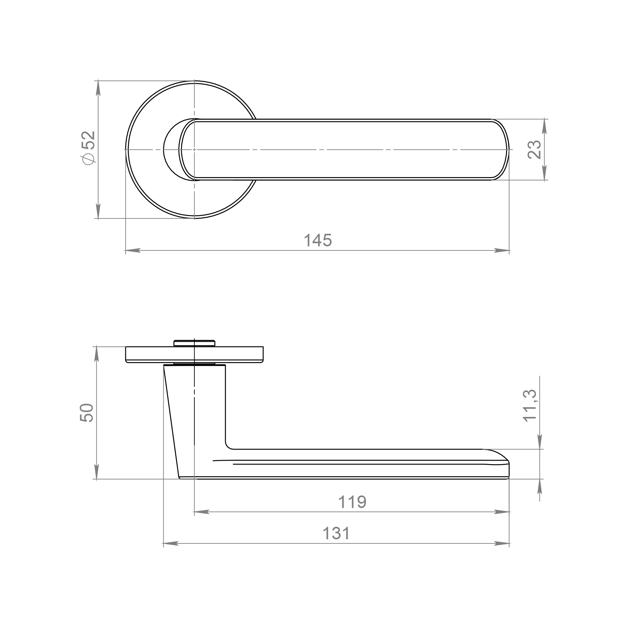 Ручка раздельная R.JSR51.NANO BL-24 черный1