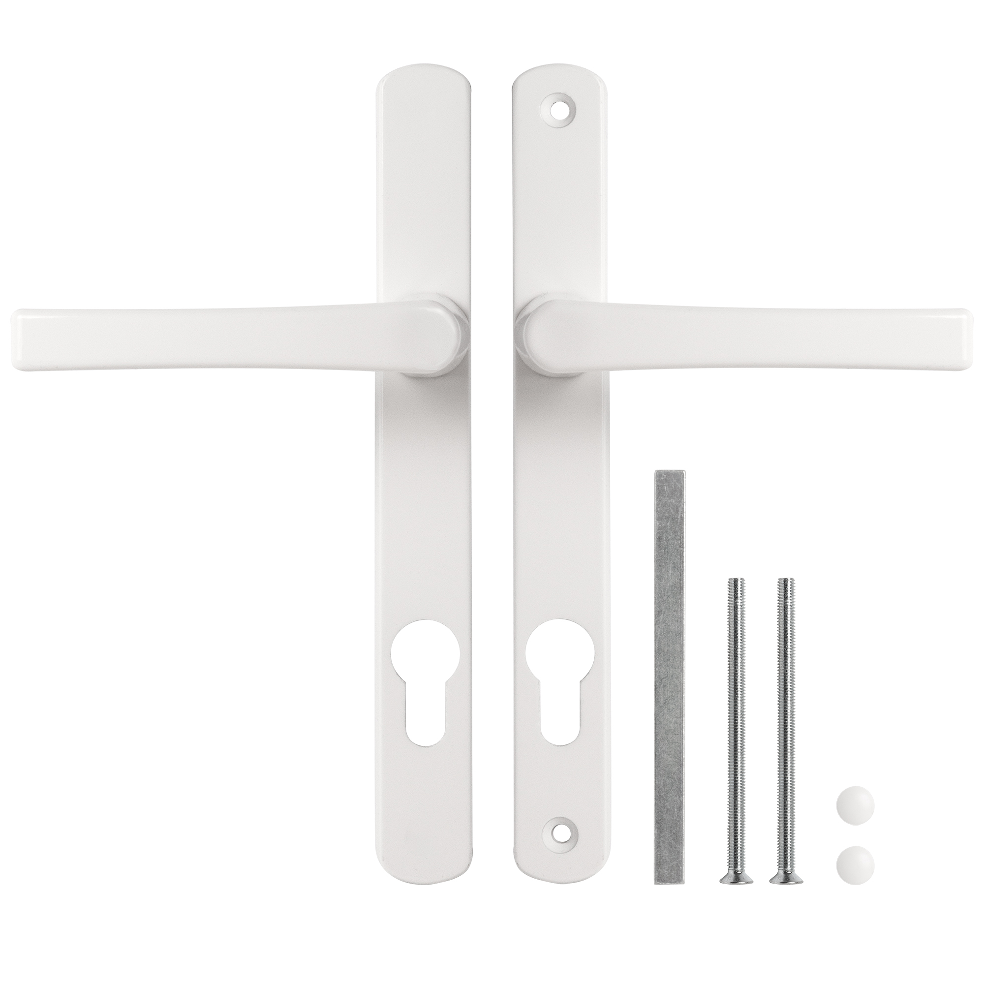 Ручка на планке HANDLE.85.25.67-75 RAL 9016 белый2
