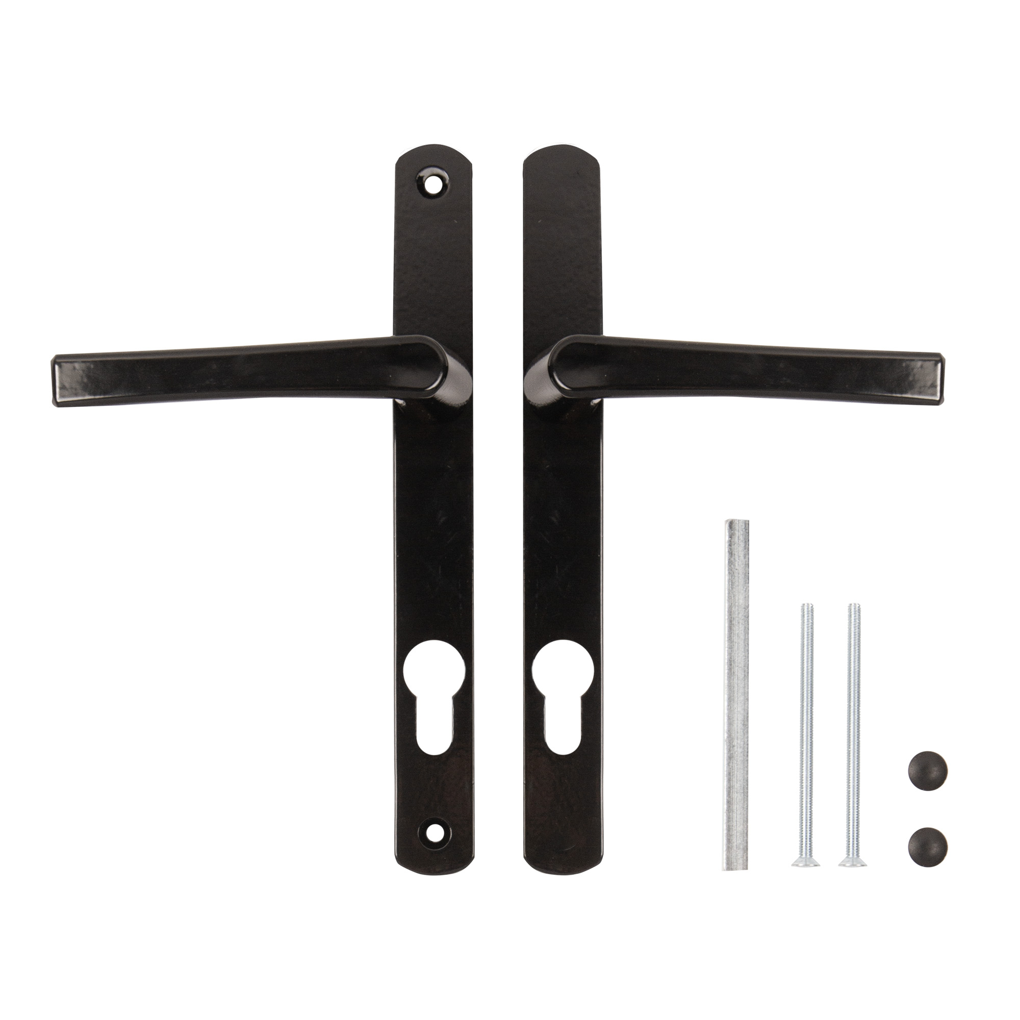 Ручка на планке HANDLE.85.25.67-75 RAL 9005 черный3