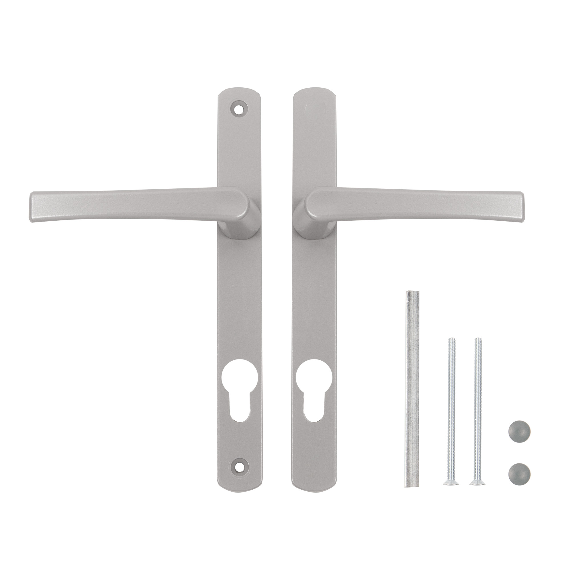 Ручка на планке HANDLE.85.25.67-75 RAL 9006 серый3